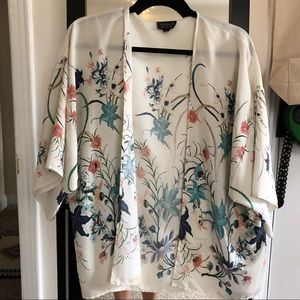 Topshop floral kimono